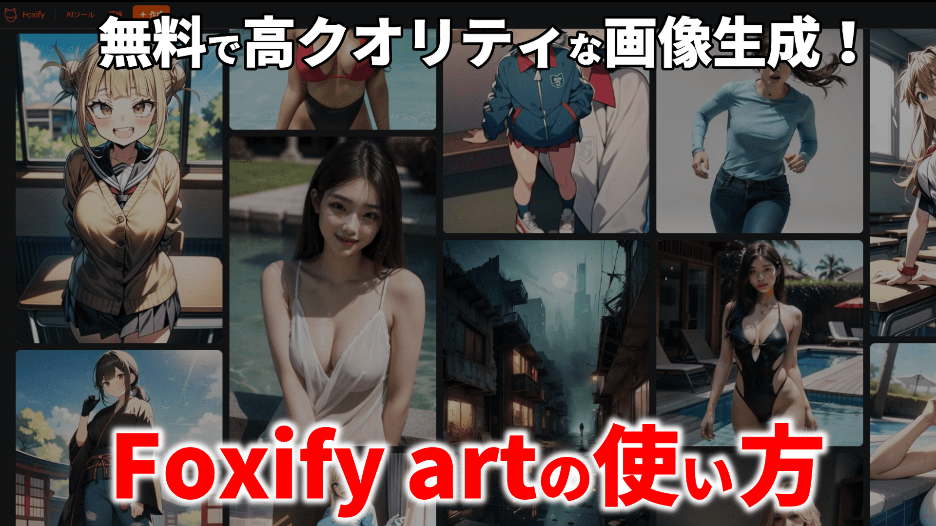 Foxify artの使い方（無料で高クオリティな画像生成）